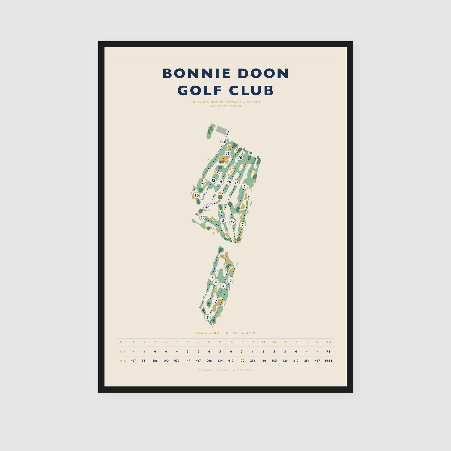 Bonnie Doon Golf Club - Statement Edition