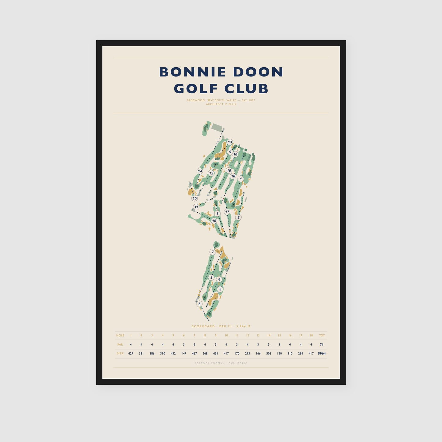 Bonnie Doon Golf Club - Statement Edition