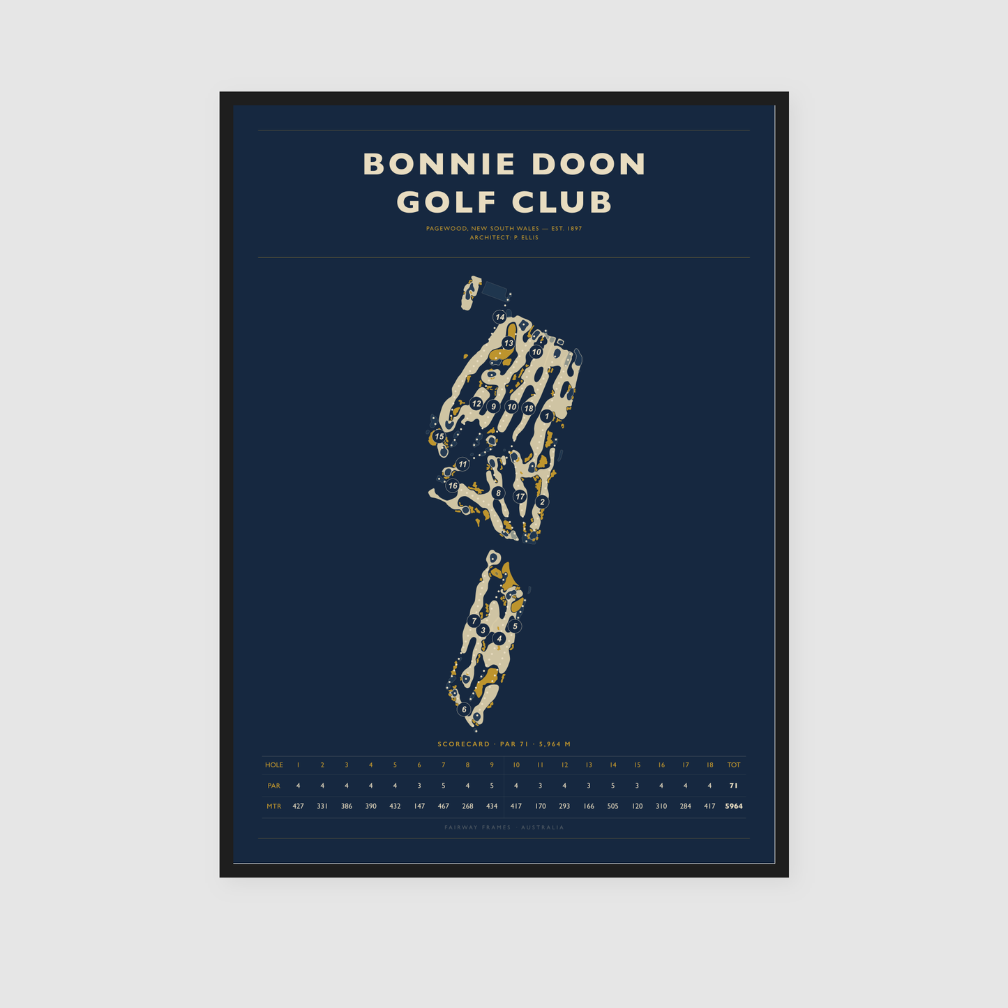 Bonnie Doon Golf Club - Statement Edition