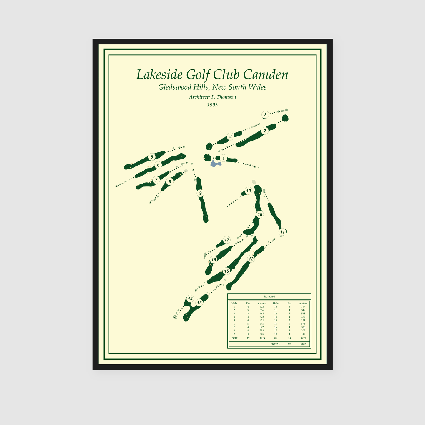Lakeside Golf Club Camden - Classic Edition