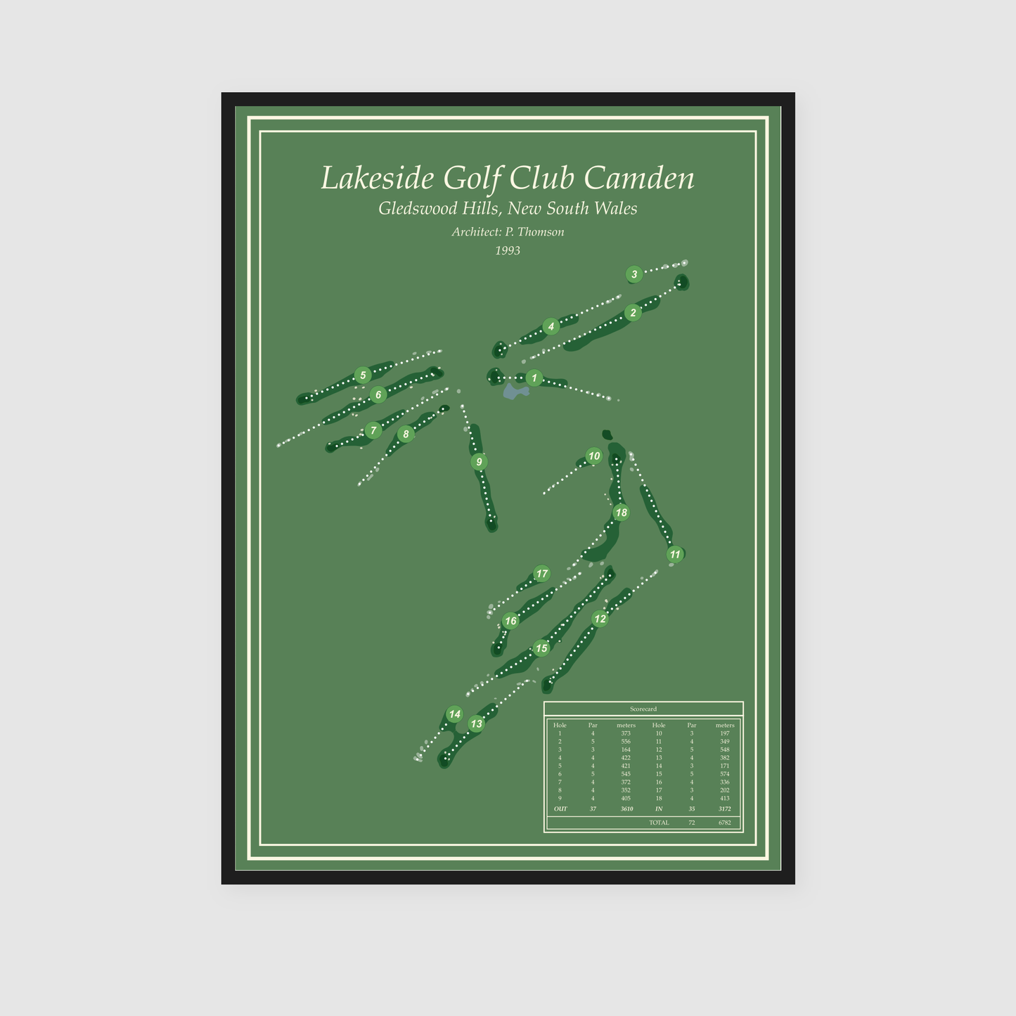 Lakeside Golf Club Camden - Classic Edition