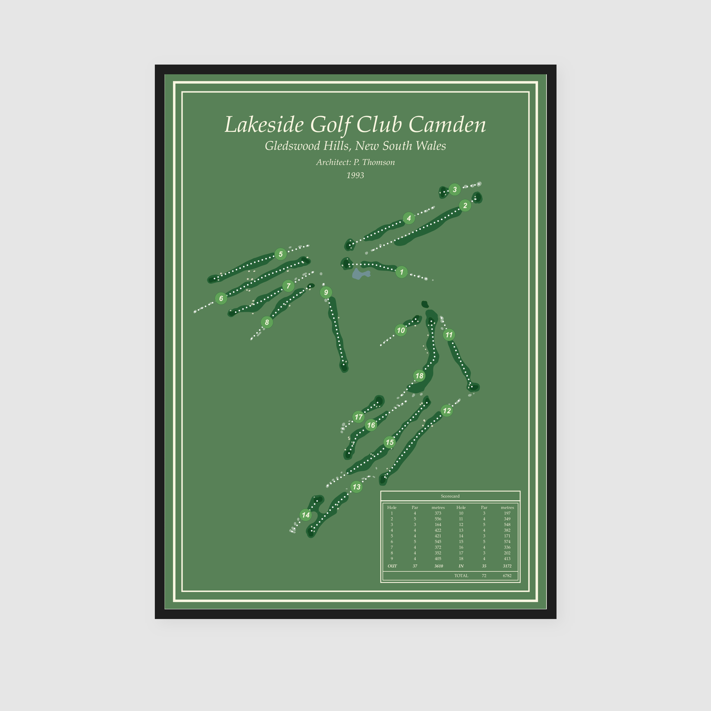 Lakeside Golf Club Camden - Classic Edition