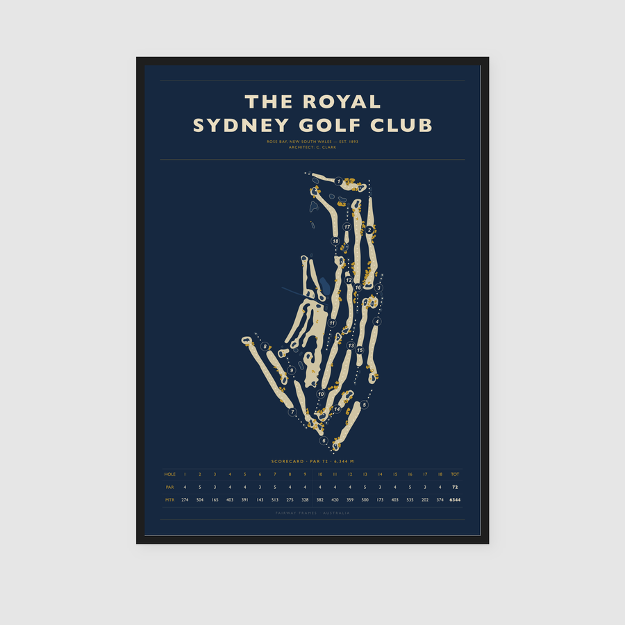 The Royal Sydney Golf Club in Dusk Navy