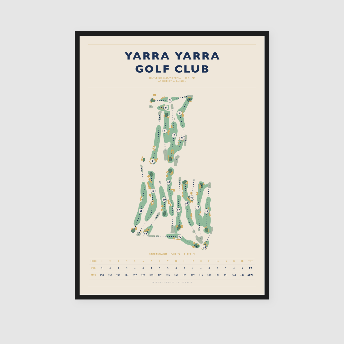 Yarra Yarra Golf Club - Statement Edition