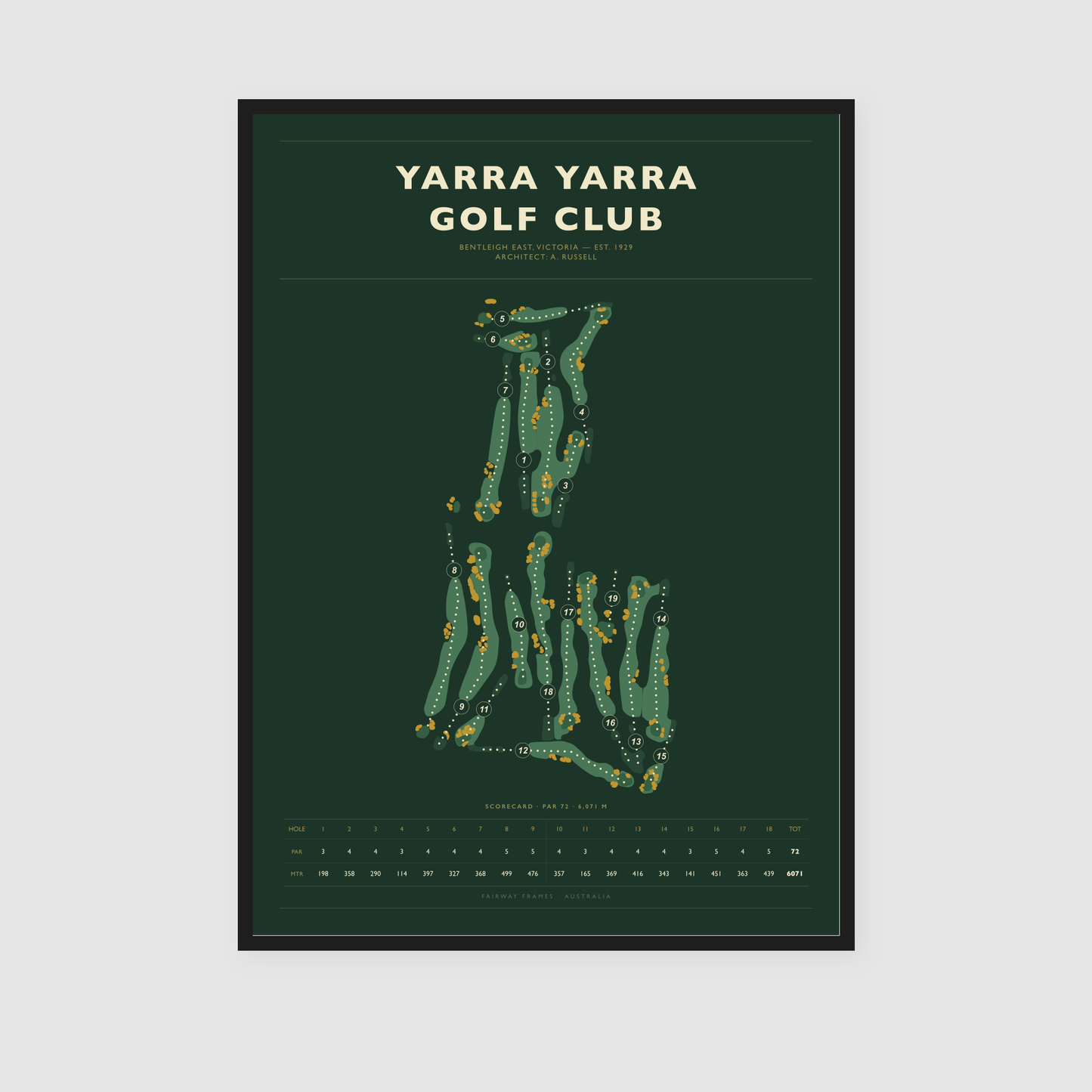 Yarra Yarra Golf Club - Statement Edition