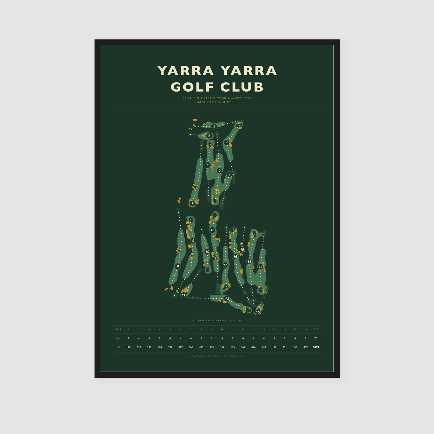 Yarra Yarra Golf Club - Statement Edition